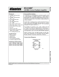Datasheet EL2160CN manufacturer Elantec